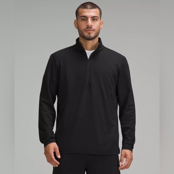 lululemon athletica Other - Lululemon Men’s Black Quarter-Zip Long Sleeve Shirt - Pit to Pit 20”
